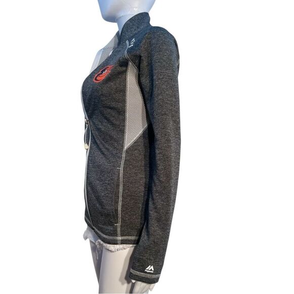 Majestic Baltimore Orioles Gray Full Zip Jacket - Picture 6 of 11